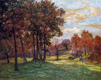 馬尅西姆 莫福拉 Autumn Landscape at Goulazon, Finistere 馬尅西姆 莫福拉 Autumn Landscape at Goulazon, Finistere